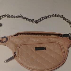 Steve Madden Blush  Belt Bag chain strap